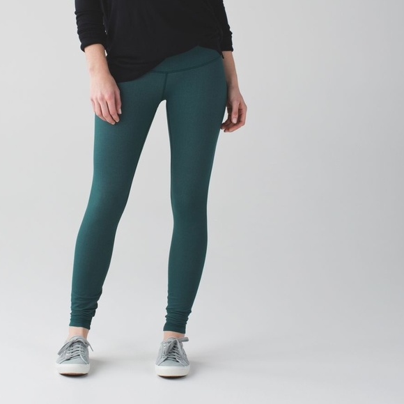 lululemon athletica Pants - Lululemon Wunder Under Pant III Deep Green LD17